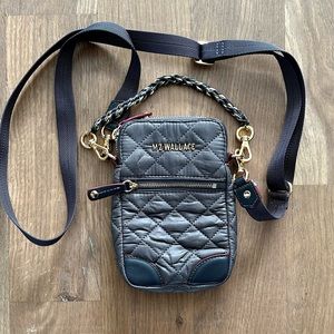 MZ Wallace Micro Cross body in Magnet